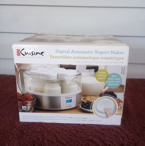 euro cuisine yogurt maker - ymx650 automatic digital yogurt maker machine with s